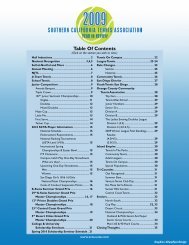 Table Of Contents - USTA.com