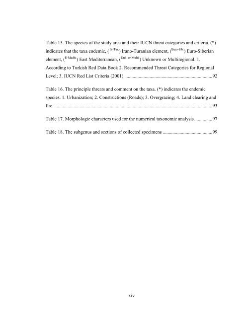 revision of vicia l. - Middle East Technical University