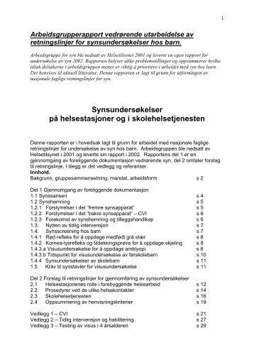 Norsk (bokmål) - Helsedirektoratet