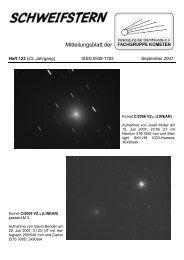 Schweifstern Nr. 123 - Fachgruppe Kometen