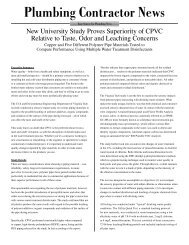 Study of CPVC Taste, Odor and Leach...