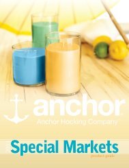 product guide - Anchor Hocking