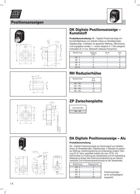 Mechanische Lineareinheit »Beta - Ant Antriebstechnik