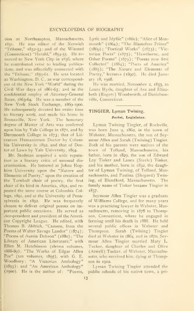 Encyclopedia of Connecticut biography, genealogical-memorial ...