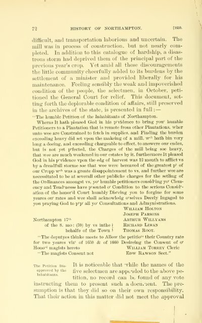 History of Northampton, Massachusetts, from its settlement in 1654;