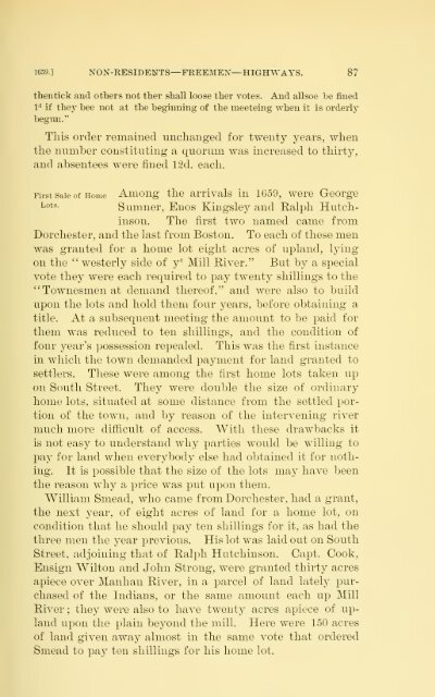 History of Northampton, Massachusetts, from its settlement in 1654;