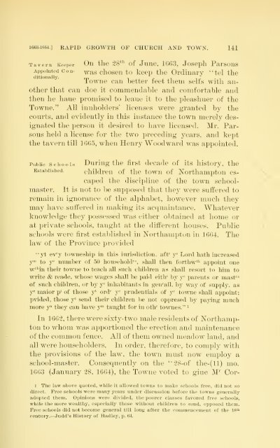 History of Northampton, Massachusetts, from its settlement in 1654;