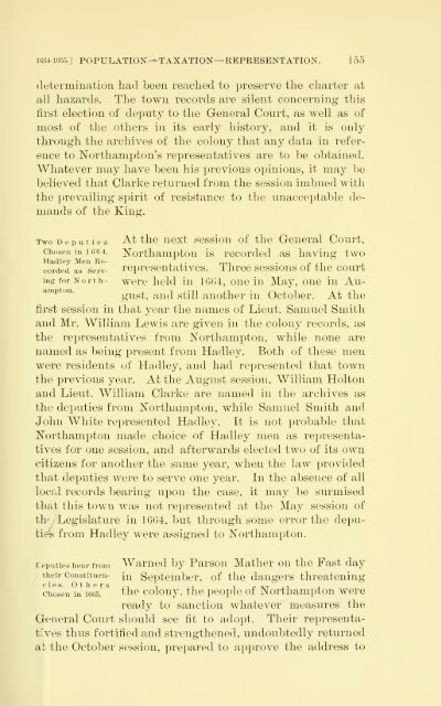History of Northampton, Massachusetts, from its settlement in 1654;