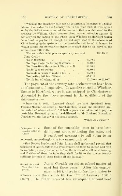 History of Northampton, Massachusetts, from its settlement in 1654;