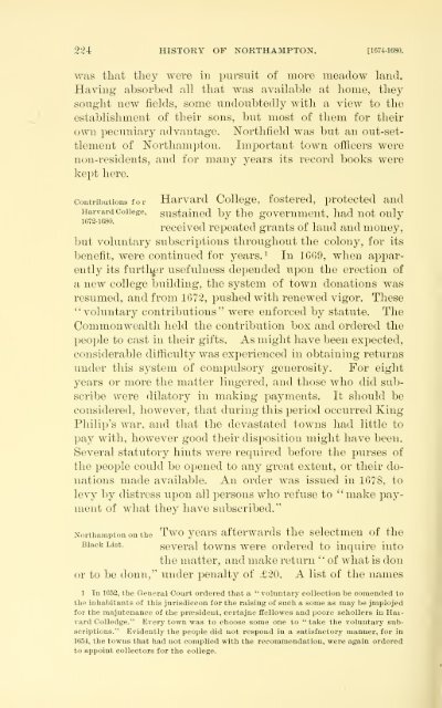 History of Northampton, Massachusetts, from its settlement in 1654;