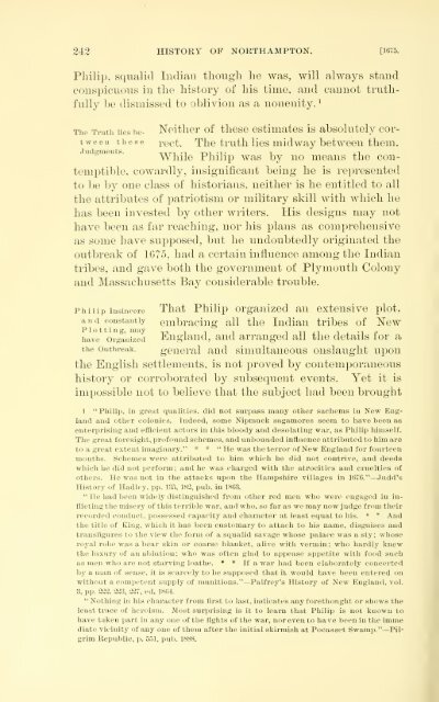 History of Northampton, Massachusetts, from its settlement in 1654;