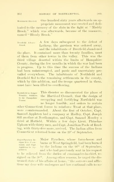 History of Northampton, Massachusetts, from its settlement in 1654;