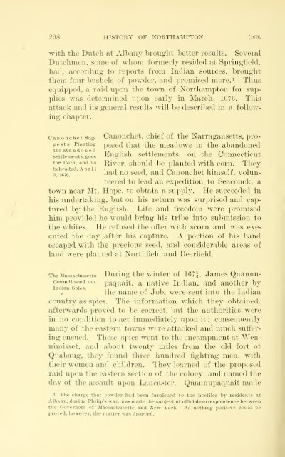 History of Northampton, Massachusetts, from its settlement in 1654;