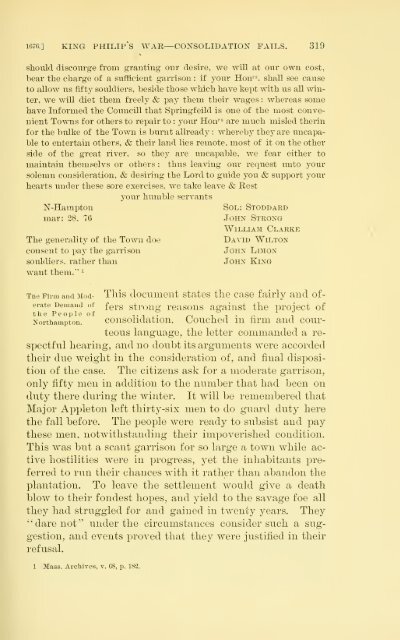 History of Northampton, Massachusetts, from its settlement in 1654;