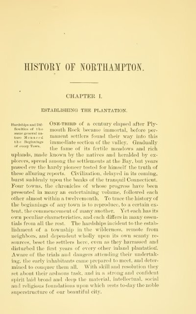 History of Northampton, Massachusetts, from its settlement in 1654;