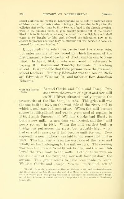 History of Northampton, Massachusetts, from its settlement in 1654;