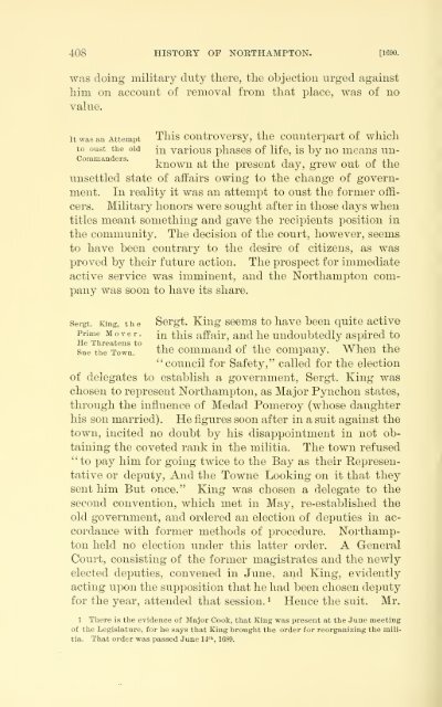 History of Northampton, Massachusetts, from its settlement in 1654;