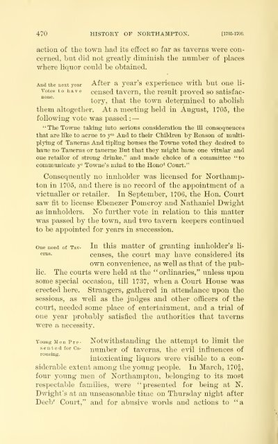 History of Northampton, Massachusetts, from its settlement in 1654;