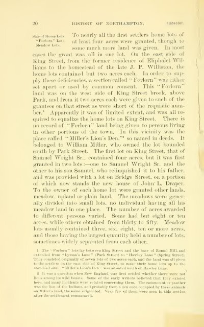 History of Northampton, Massachusetts, from its settlement in 1654;