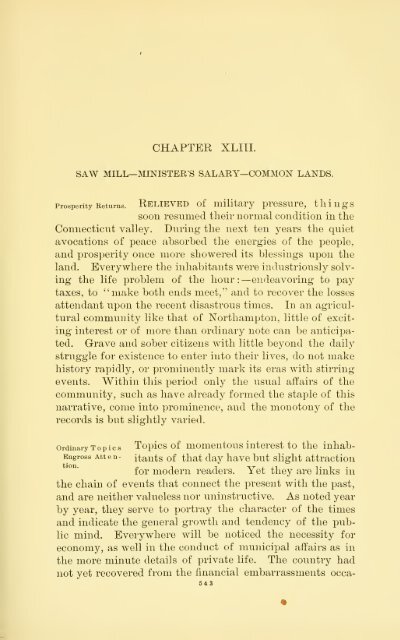 History of Northampton, Massachusetts, from its settlement in 1654;