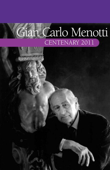 Gian Carlo Menotti - G. Schirmer, Inc.
