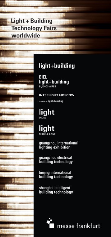 Light_Global_brochure (PDF) - Light+Building - Messe Frankfurt