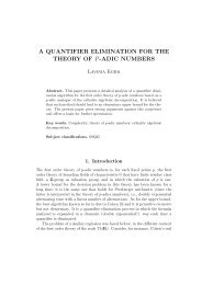 a quantifier elimination for the theory of p-adic numbers