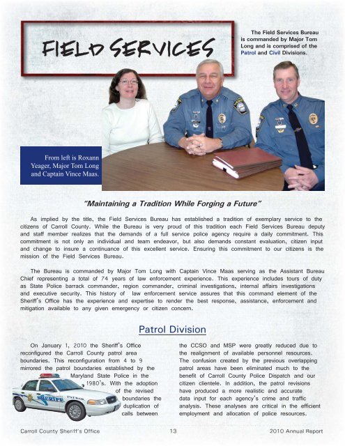 2010 Annual Report - Carroll County Government