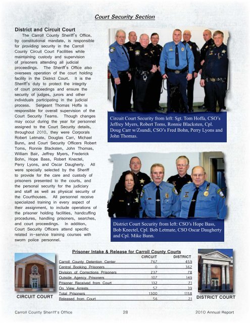 2010 Annual Report - Carroll County Government