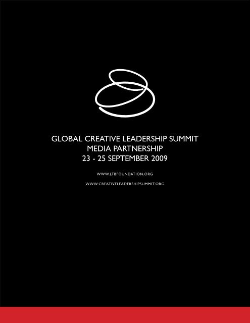 GlobAl CREATIvE lEADERSHIP SuMMIT MEDIA ... - ArtInfo