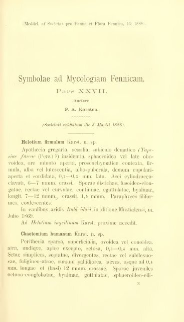 Meddelanden af Societatis pro Fauna et Flora Fennica - Helda