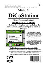 DiCoStation – Manual - Modellplan