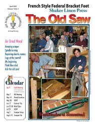 Old Saw 16-5.indd - The Guild of New Hampshire Woodworkers