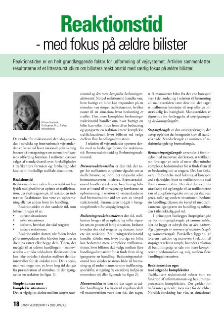 Dansk Vejtidsskrift 2008/06-07 Reaktionstid