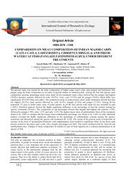 Original Article COMPARISION ON MEAT ... - URP Journals