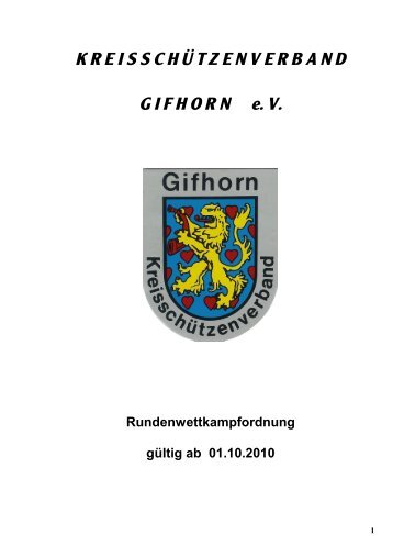 Rundenwettkampfordnung des KSV - Kreisschützenverband Gifhorn ...