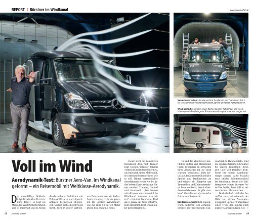 Voll im Wind - Bürstner