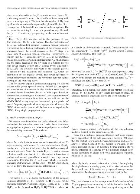 MIMO Channel Rank via the Aperture-Bandwidth ... - IEEE Xplore