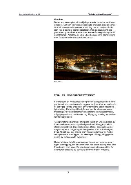 Rapport feb 2004 Boligfortetting i Sentrum 2 - Husbanken