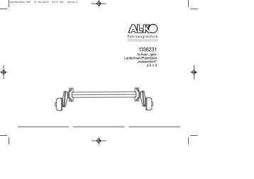 Laufachsen PDF - AL-KO Kober Sverige