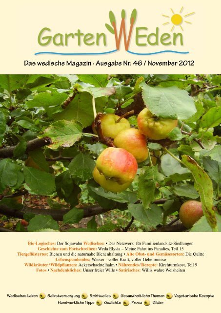 Das wedische Magazin . Ausgabe Nr. 46 ... - Garten Weden