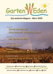 das wedische Magazin - Garten Weden