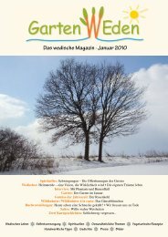 Das wedische Magazin . Januar 2010 - Garten Weden