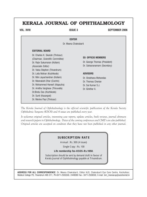 kerala journal of ophthalmology ksos