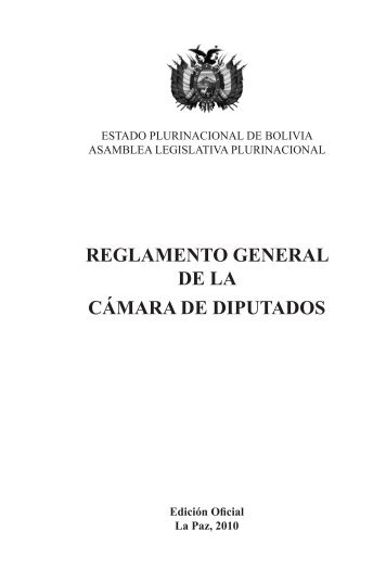 Reglamento Interno de la Cámara de Diputados