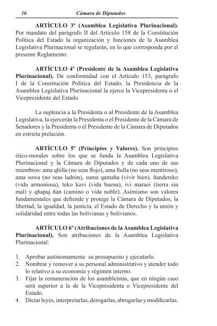 Reglamento Interno de la Cámara de Diputados