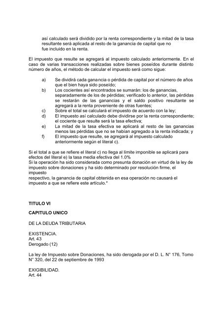 ley de impuestos sobre la renta ley de impuesto sobre la renta