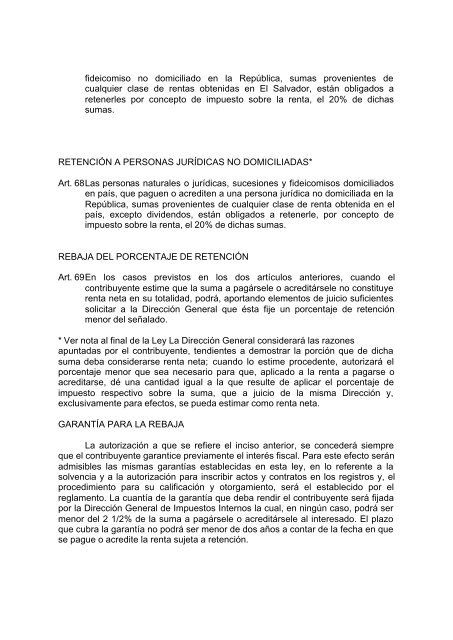 ley de impuestos sobre la renta ley de impuesto sobre la renta