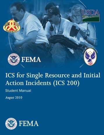 IS 200 Student Manual - Emergency Management Institute