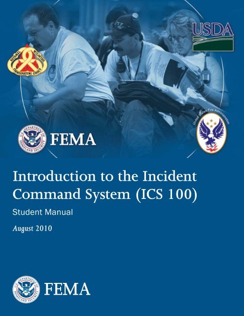 (ICS 100) Student Manual - Emergency Management Institute